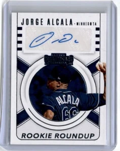 2020 Panini Contenders Jorge Alcala Rookie Roundup Auto Card Minnesota - Picture 1 of 2