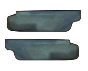 For Datsun Sunvisors 240Z 260Z 280Z Genuine leather pair black 1970-78 - Picture 1 of 4