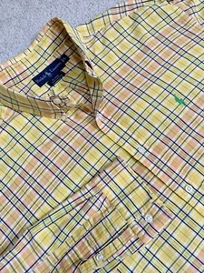 Camisa Ralph Lauren Hombres Grande Rayas Vestido con Botones Pony Blake Algodón De Colección - Imagen 1 de 10