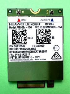 Lenovo ThinkPad Huawei ME906S WWAN Lenovo L460 T 460 T50 X260 HSPA LTE 01AX717 - Bild 1 von 1
