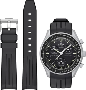 -Cinturino per Orologio Omega X Swatch Moonswatch/Rolex Watch/Seiko, Cinturino D - Foto 1 di 12