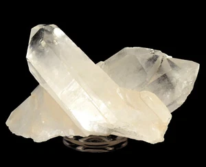 6,1 Zoll mehrere Punkte klar Quarz Kristall Cluster natürlicher Edelstein Mineral - Brasilien - Bild 1 von 4