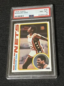 1978 Topps #75 Bernard King RC. PSA 8. The Hustler! - Picture 1 of 2