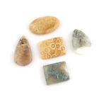 DIY Making Loose Natural Gemstone Mix Shape Wholesale Jewelry Supply 5 Pcs Lot