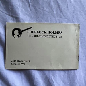 Sherlock Holmes Consulting Detective business card - Picture 1 of 2
