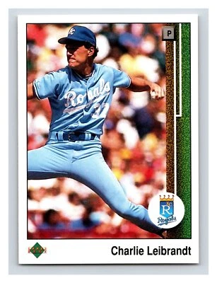1989 Upper Deck #637 Charlie Leibrandt - Image 1 of 2