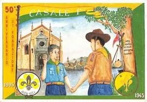 C8873) SCOUTISMO, AGESCI, 50 DI FONDAZIONE DEL GRUPPO CASALE 1 1945-1995. - Bild 1 von 2