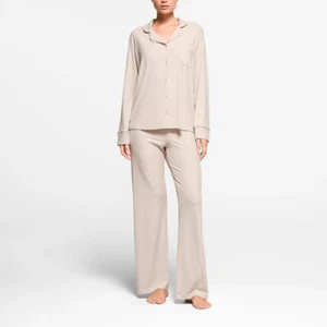 SKIMS Soft Lounge Sleep Set Pajamas Taupe 3X - Picture 1 of 14
