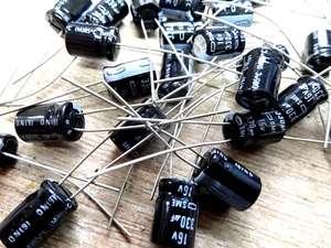 30x 330uf 16V 8mm x 11,5mm Radial Elektrolyt NCC SME - Bild 1 von 3
