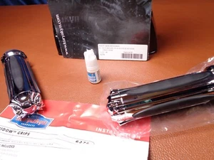 GENUINE ,Harley Davidson, Touring Models, 2008-2016, Kuryakyn Widow Handgrips. - Picture 1 of 15