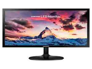Samsung Flat LED Monitor 22" FHD 1920x1080 Resolution LS22F350FHLX Slim Design