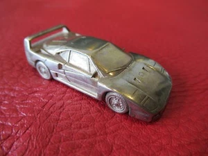 FERRARI F40 LIMITED EDITION 999.9 PURE SILVER nr 4 OF 10 PIECES. MEGA EXCLUSIVE - Picture 1 of 9