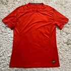 Nike Pro Combat Shirt Mens Large  Dri Fit Fitted Compression Short Sleeve