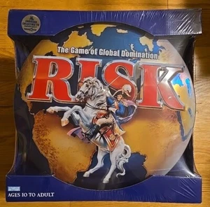Risk The Game Of Global Domination Round Metal Tin 2003 NEW Sealed - Picture 1 of 5