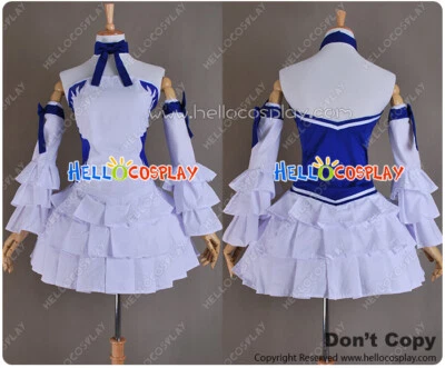Fairy Tail Cosplay Lucy Heartfilia Tenrou Island Stellar Costume Dress H008 - Image 1 of 4