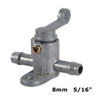 8mm Inline Fuel Tank Tap On/off Petcock Switch For Atv Motorcycle Dirt Bike