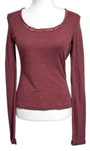 Top tejido Y2K Energie rosa con escote redondo recortado en encaje para mujer XL poliéster y - Imagen 1 de 8