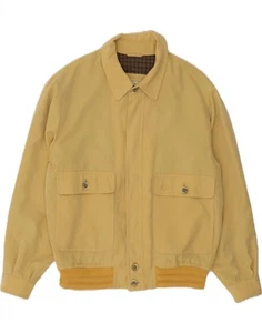 Chaqueta de bombardero Brooklyn para hombre IT 52 XL amarilla DH23 - Imagen 1 de 4