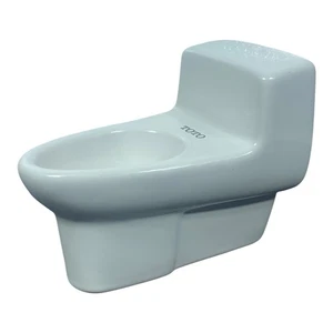 Toto Miniature Toilet Pastel Ivory White Novelty Sample Display Gag Gift Novelty - Picture 1 of 14