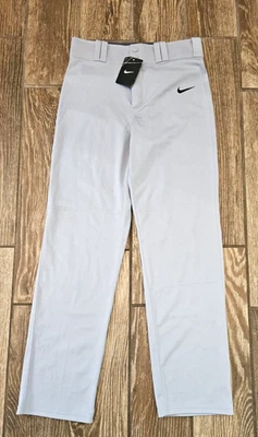 Nike Dri Fit Baseball Softball Pants Gray Open Bottom Boys XL Brand New NWT! - Image 1 of 4