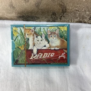 Rare Deck Radio Flyer Playing Cards, Cats, Kittens, Wagon, New Sealed - Picture 1 of 4