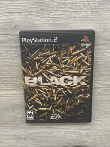 Schwarze Playstation 2 Ps2 - CIB mit Handbuch! Getestet! Makellos + neuwertige Scheibe! - Bild 1 von 4