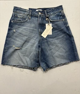 Forever 21 Women's Denim Jean Shorts Light Blue Size 28 New - Picture 1 of 7