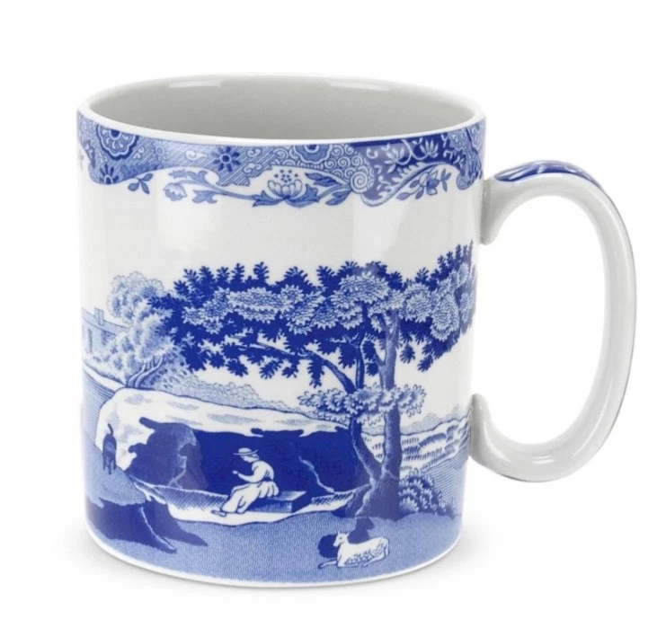 Juego de 4 tazas italianas Spore Blue pequeñas (9 oz) Foto 1 de 1