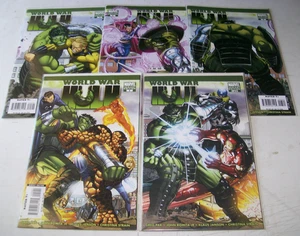 World War Hulk #1 2 3 4 5 1-5 Romita Jr Variant covers Complete set Marvel 2007 - Picture 1 of 6