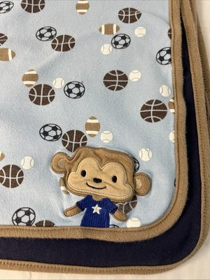 Manta de recepción de pelotas deportivas Carters Child of Mine azul All Star Mono Foto 1 de 4