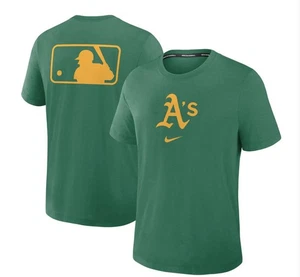 Oakland A's Athletics MLB Nike Dri Fit Camisa Verde Dri Fit Ropa (XL) - Imagen 1 de 11