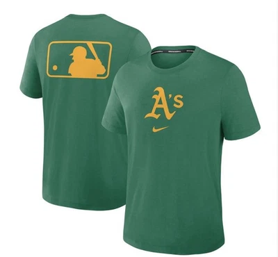 Oakland A's Athletics MLB  Nike Dri Fit Shirt Green Dri Fit Apparel (XL) - Image 1 of 4