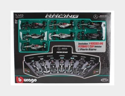 BURAGO 18-38170-PACK7 Mercedes Gp - Set F1 7X W05 N 6 2014 Nico Rosberg - W07 N - Bild 1 von 2
