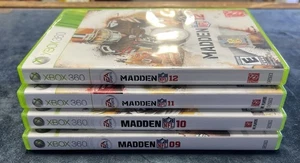 XBOX 360 MADDEN NFL Lot 09 10 11 12 - Picture 1 of 8