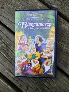 Spanish VHS Snow White & The Seven Dwarfs Blancanieves y los Siete Enanitos 7 - Foto 1 di 5