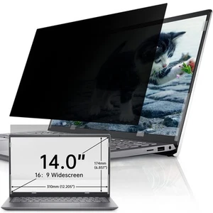 Laptop Privacy Screen 14 Inch, 16:9 Aspect Removable Laptop 14in Privacy Filt... - Photo 1/9