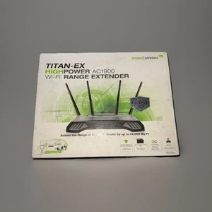 Amped Wireless RE1900 Titan-EX High Power AC1900 Wi-Fi Range Extender 14k Sq Ft! - Picture 1 of 2