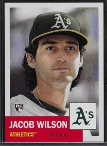 2025 Topps MLB® Living Set # 816 JACOB WILSON Rookie Athletics 1,409 Printed a - Picture 1 of 1