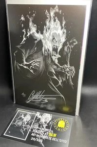 VILLANOS DE DISNEY, HADES #1 FIRMADO | GABRIELLE DELL OTTO | VARIANTE VIRGEN EN BLANCO Y NEGRO NYCC - Imagen 1 de 7