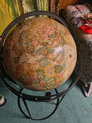 Suporte de assoalho globo de metal replogle 16 polegadas - Imagem 1 de 2