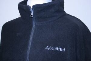 Schoffel Full Zip Fleece Jacket - Big Size XXXL/3XL - Black - Outdoor Hiking Top