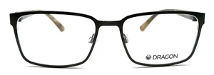 AUTHENTIC & NEW - DRAGON DR7005 308 57/18/145 DARK OLIVE GREEN EYEGLASSES & CASE - Picture 1 of 3