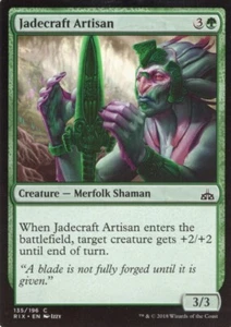 4X JADECRAFT ARTISAN 135/196 RIVALS OF IXALAN MTG MAGIC LP X4 - Picture 1 of 1