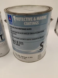 1 Gallon Sherwin Williams Protective & Marine Coatings Black Hi-Soilds... - Picture 1 of 12