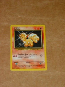 Pokemon Basic Vulpix Confuse Ray 50 HP 1999 68/102 Excellent Condition - Picture 1 of 3