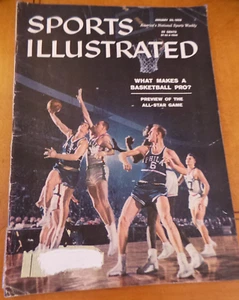 Sports Illustrated Jan 1958 NBA Pro Basketball All Star Game; Special Boxing VG - Foto 1 di 9