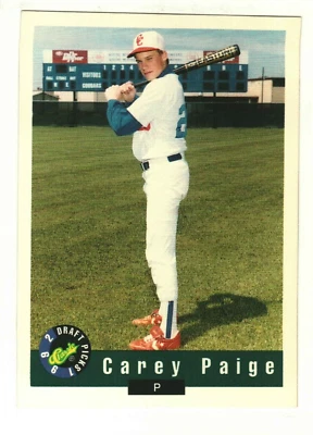 1992  CLASSIC DRAFT PICKS - # 67  CAREY PAIGE   P - Image 1 of 2