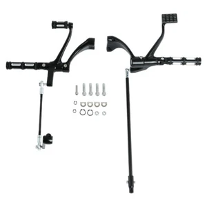 Forward Controls Footpegs Linkage Fit For Harley Sportster Iron 883 1200 2014-22 - Picture 1 of 10