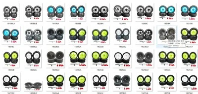 Ruedas y neumáticos de aluminio/plástico para coche de radiocontrol 1/14 WLtoys 144001 124018 124019 1826 Foto 1 de 4