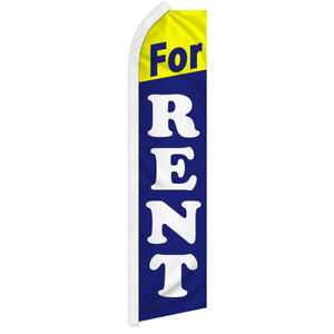 For Rent Swooper Flag Advertising Feather Flag Real Estate Property Management